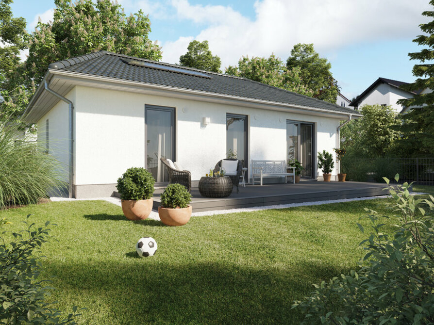 Town&Country Massivhaus, Bungalow 78 - Elegance, Garten