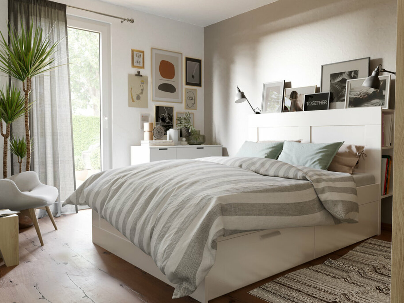 Bungalow-78-Schlafzimmer Town&Country Massivhaus, Bungalow 78 - Trend, Schlafzimmer