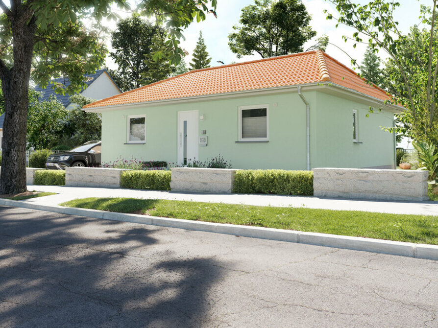 Town&Country Massivhaus, Bungalow 78 - Trend, Außenansicht