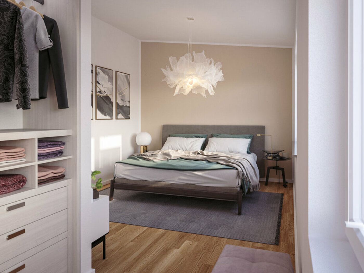 Doppelhaus_Linz_110_Schlafzimmer Town&Country Massivhaus, Doppelhaus Linz 110 – Schlafzimmer