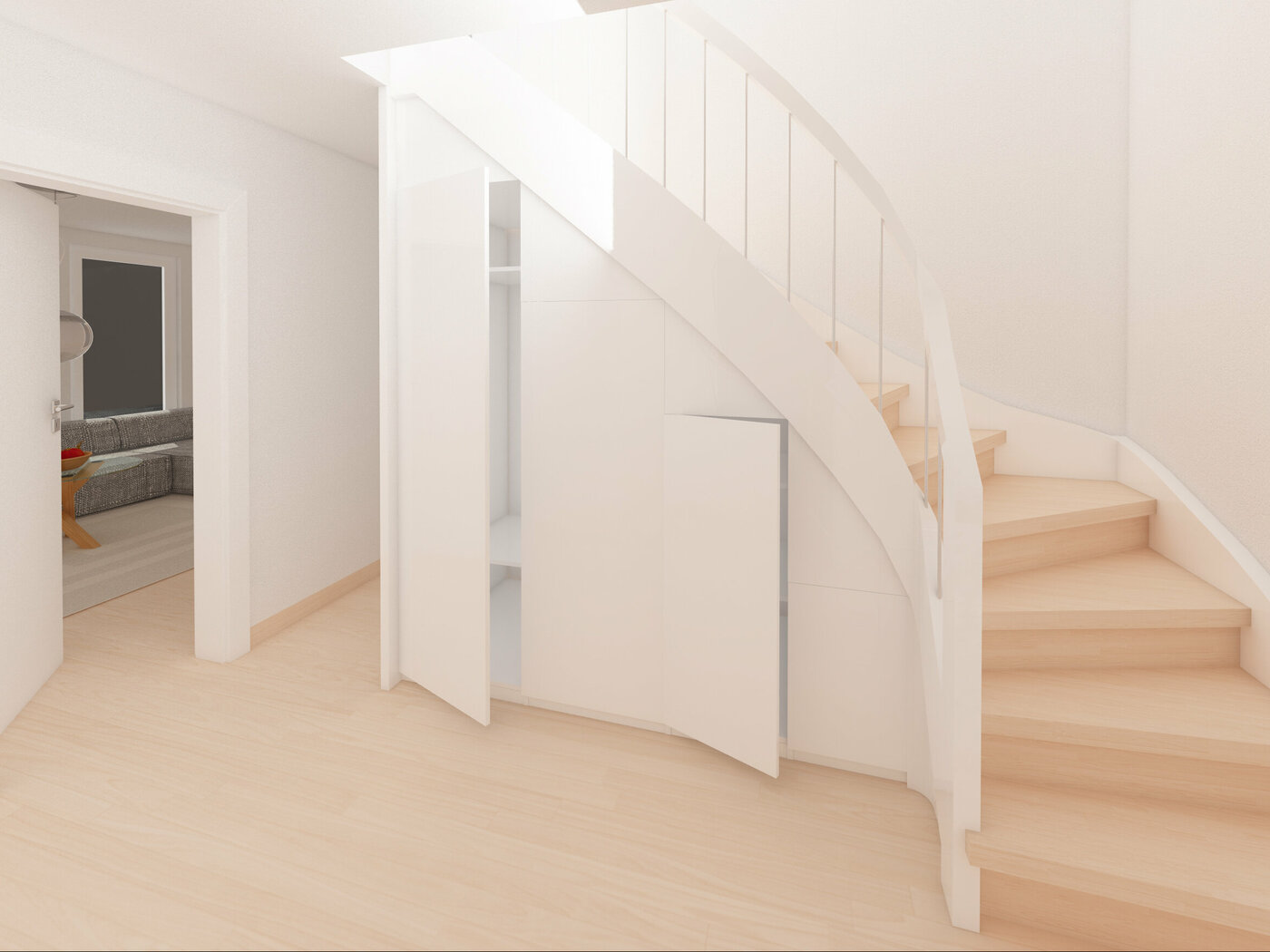 Flair 128_ Town & Country_Haus_Einfamilienhaus_Treppe Town&Country Massivhaus, Einfamilienhaus, Flair 128 - Treppe