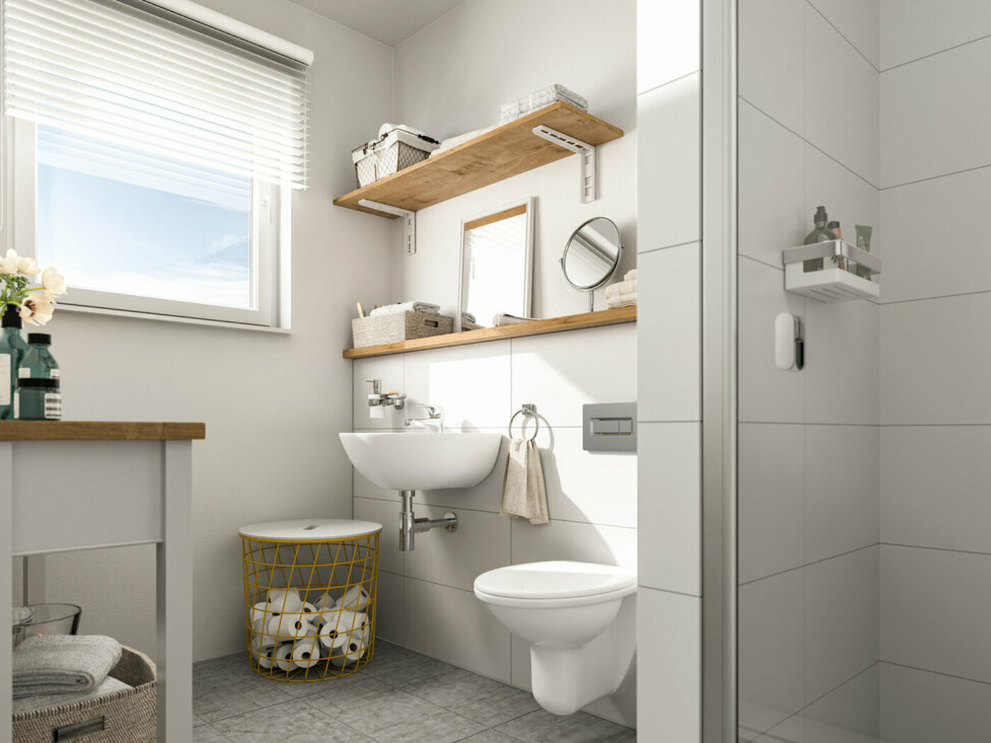Flair 128_ Town & Country_Haus_Einfamilienhaus_WC Town&Country Massivhaus, Einfamilienhaus, Flair 128 - WC