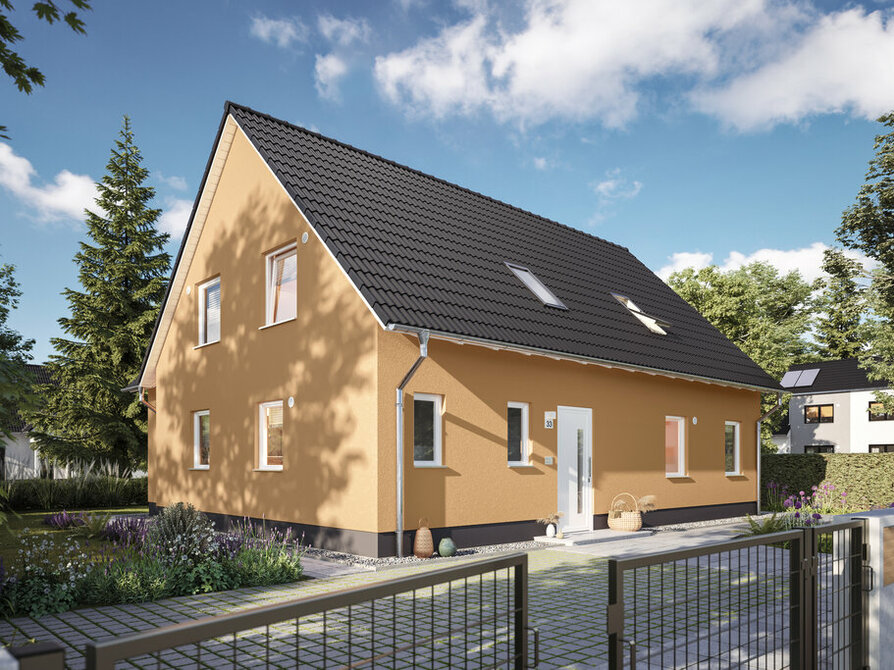 Town&Country Massivhaus, Mehrfamilienhaus Domizil 210 – Trend, Straße, Außenansicht
