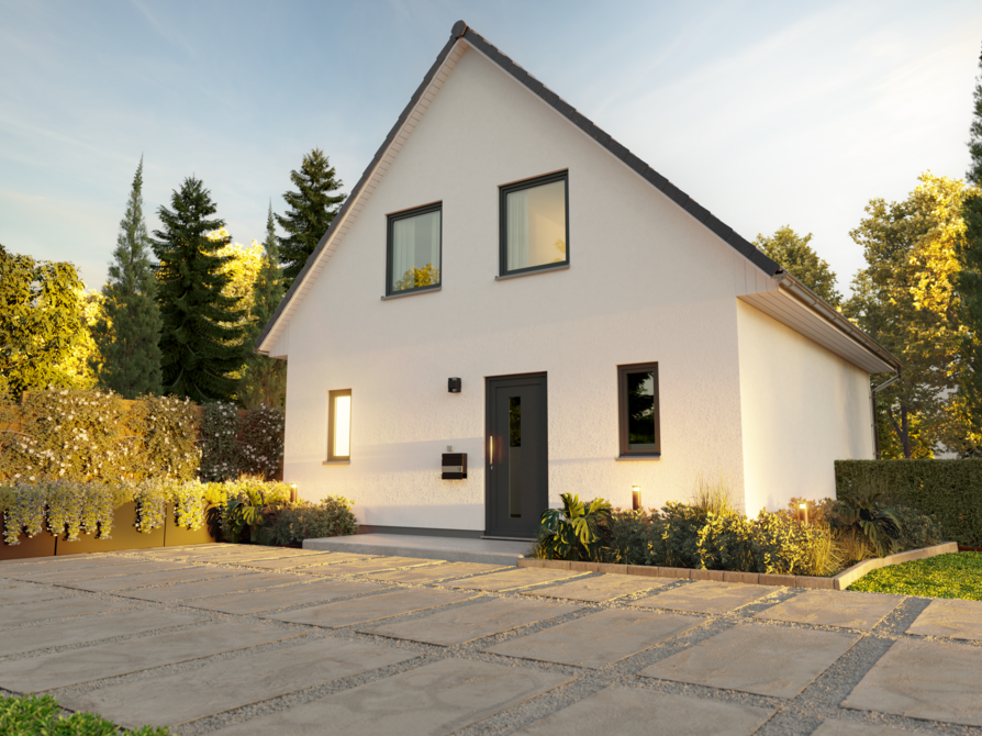 Town&Country Massivhaus, Einfamilienhaus, Raumwunder 114 - Elegance, Straße Außenansicht