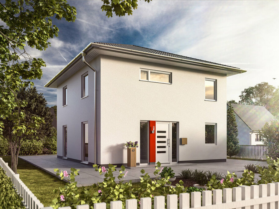 Town&Country Massivhaus, Stadtvilla 126 – Style Straße, Außenansicht