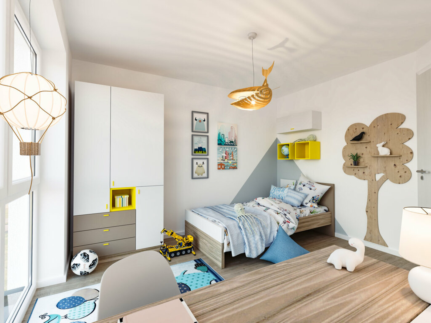 Stadtvilla_110_Kinderzimmer Town&Country Massivhaus, Stadtvilla 110 – Kinderzimmer