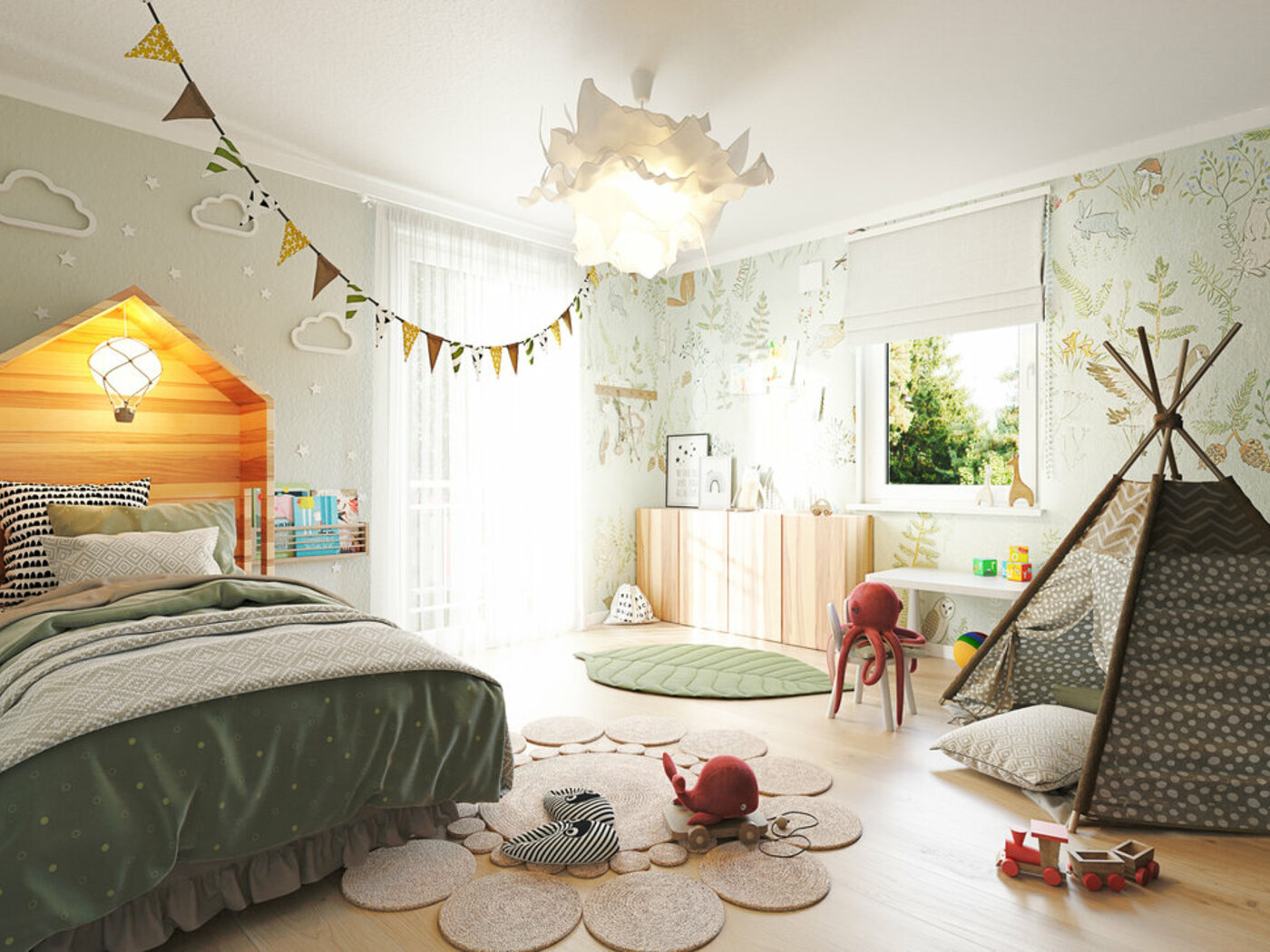 Stadtvilla_154_Exklusiv_Kinderzimmer Town&Country Massivhaus, Stadtvilla 154 Exklusiv – Kinderzimmer