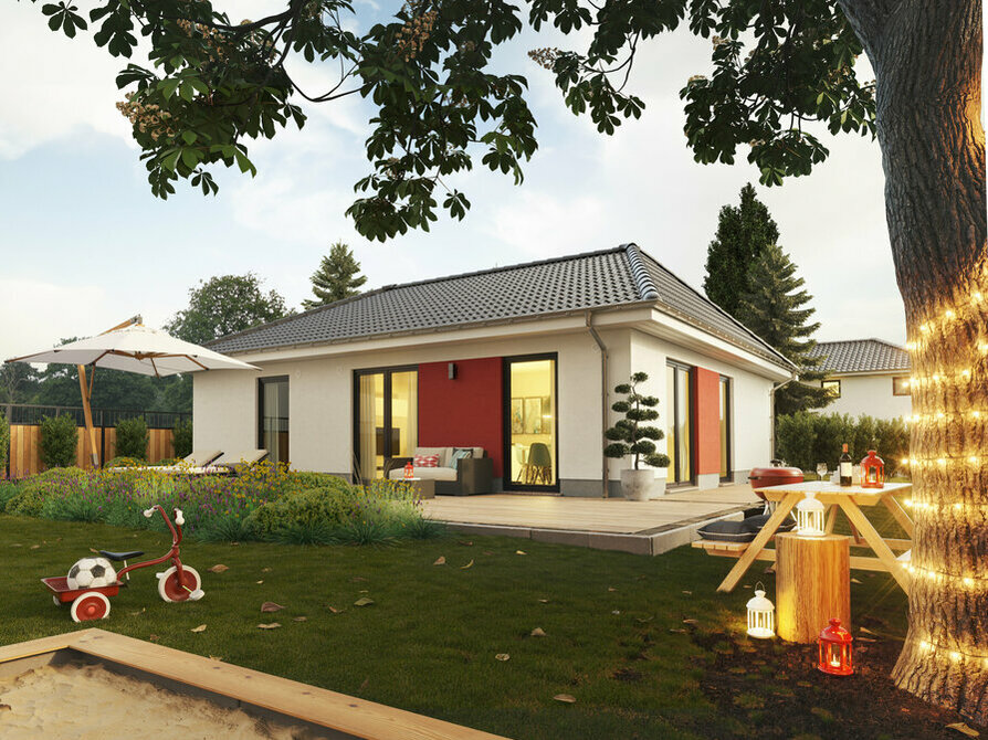 Town&Country Massivhaus, Bungalow 92 - Style, Außenansicht