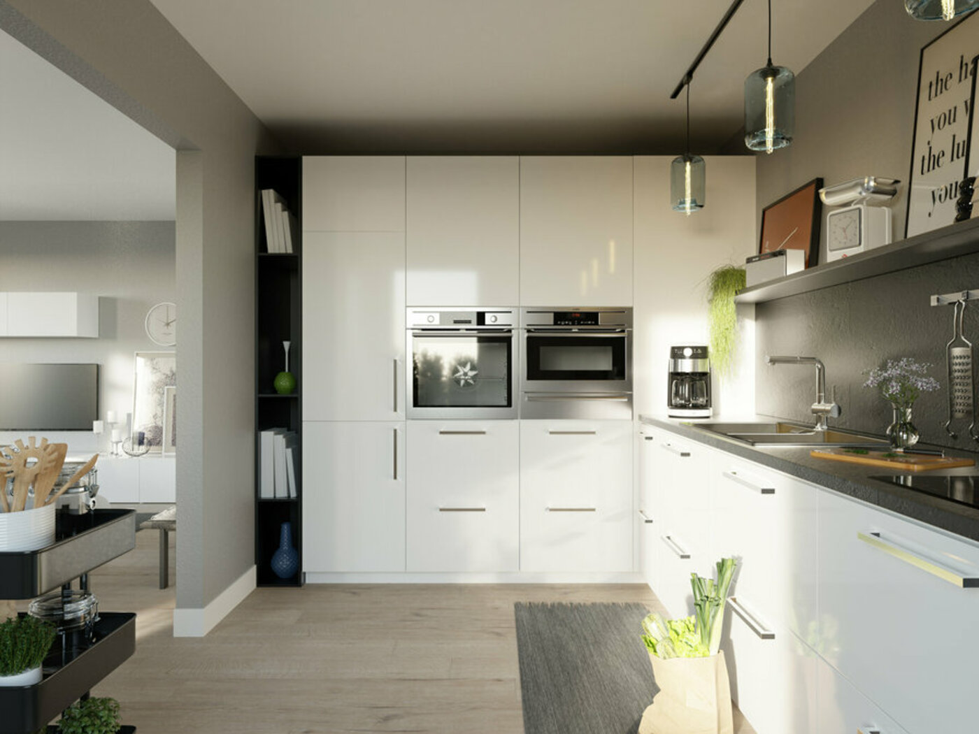 Bungalow 92 – Küche Town&Country Massivhaus, Bungalow 92 - Küche