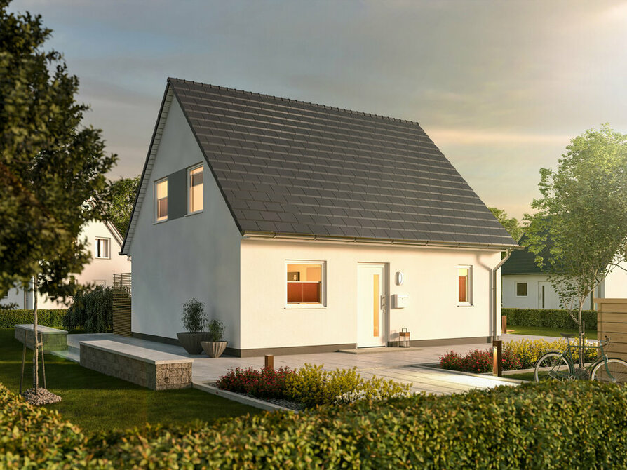 Town&Country Massivhaus, Einfamilienhaus, Flair 127 - Elegance, Straße Außenansicht
