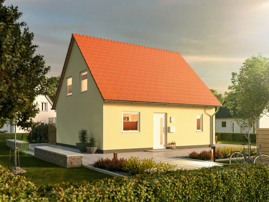 Town&Country Massivhaus, Einfamilienhaus, Flair 127 - Trend, Straße Außenansicht