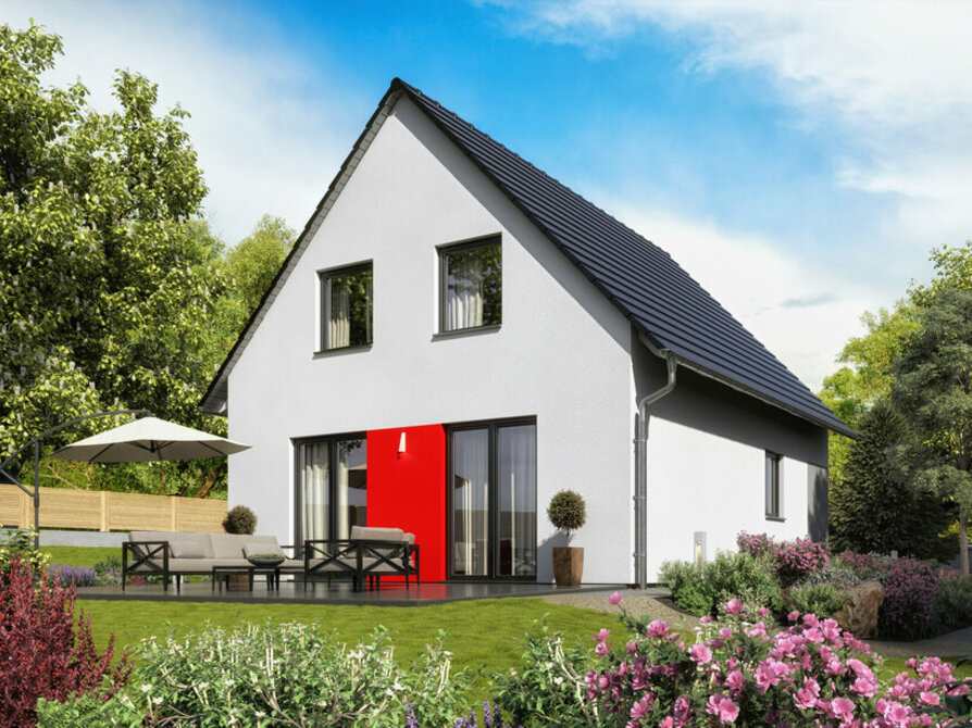 Town&Country Massivhaus, Einfamilienhaus, Raumwunder 114 - Style, Garten Außenansicht