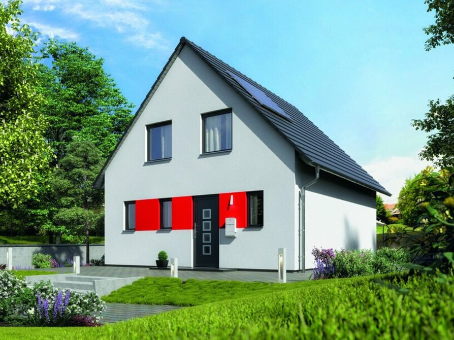 Town&Country Massivhaus, Einfamilienhaus, Raumwunder 114 - Style, Straße Außenansicht